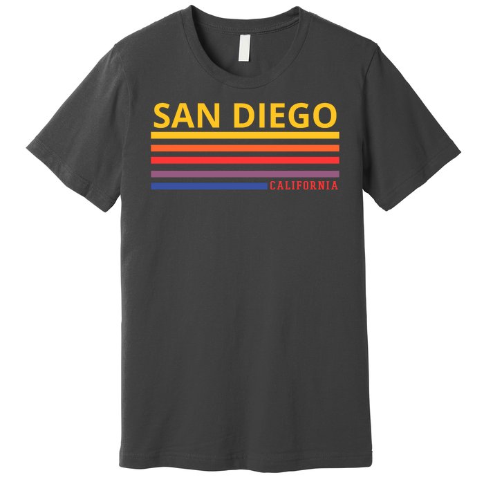 San Diego California Retro Premium T-Shirt