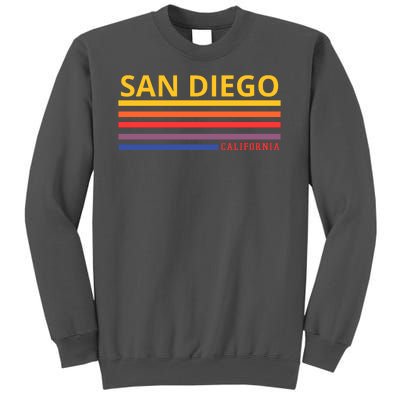 San Diego California Retro Tall Sweatshirt