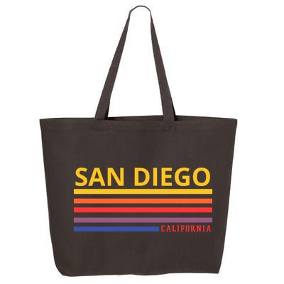 San Diego California Retro 25L Jumbo Tote