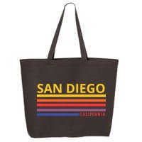 San Diego California Retro 25L Jumbo Tote