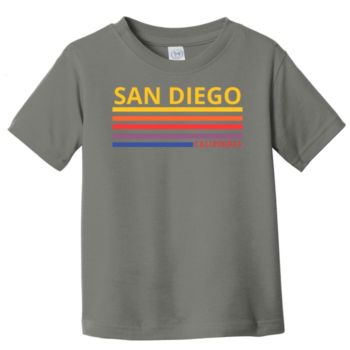 San Diego California Retro Toddler T-Shirt