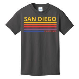 San Diego California Retro Kids T-Shirt