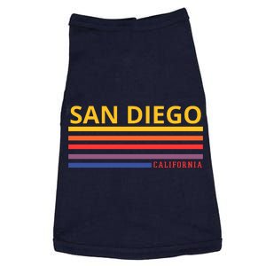 San Diego California Retro Doggie Tank