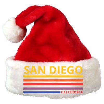 San Diego California Retro Premium Christmas Santa Hat