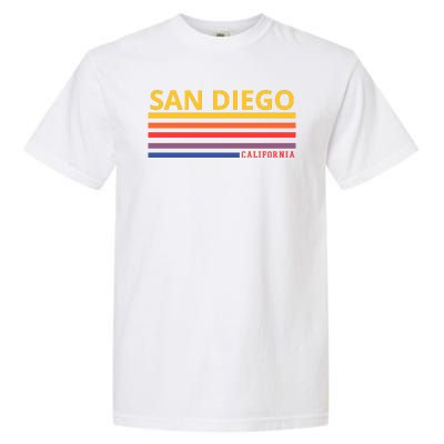 San Diego California Retro Garment-Dyed Heavyweight T-Shirt