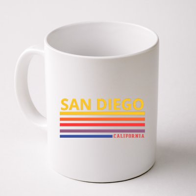 San Diego California Retro Coffee Mug