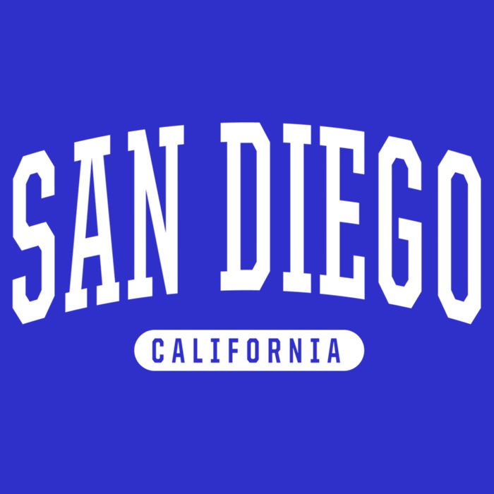 San Diego Cool Gift Funny Gift College University Style Sd Ca 16 in Basic Backpack