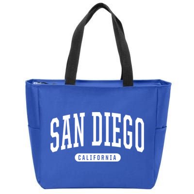 San Diego Cool Gift Funny Gift College University Style Sd Ca Zip Tote Bag