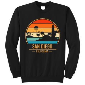 San Diego California Ca Throwback Design Classic Sweatshirt