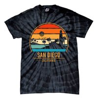 San Diego California Ca Throwback Design Classic Tie-Dye T-Shirt