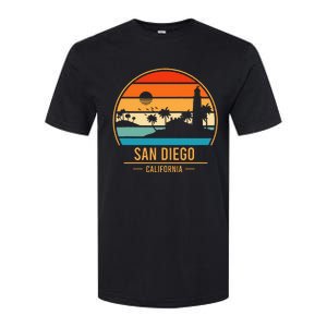 San Diego California Ca Throwback Design Classic Softstyle CVC T-Shirt