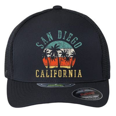 San Diego California Flexfit Unipanel Trucker Cap