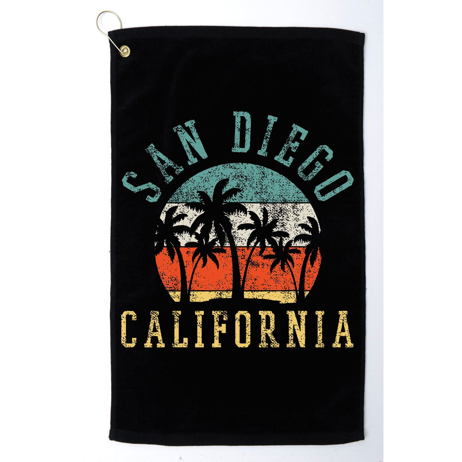San Diego California Golf Towel