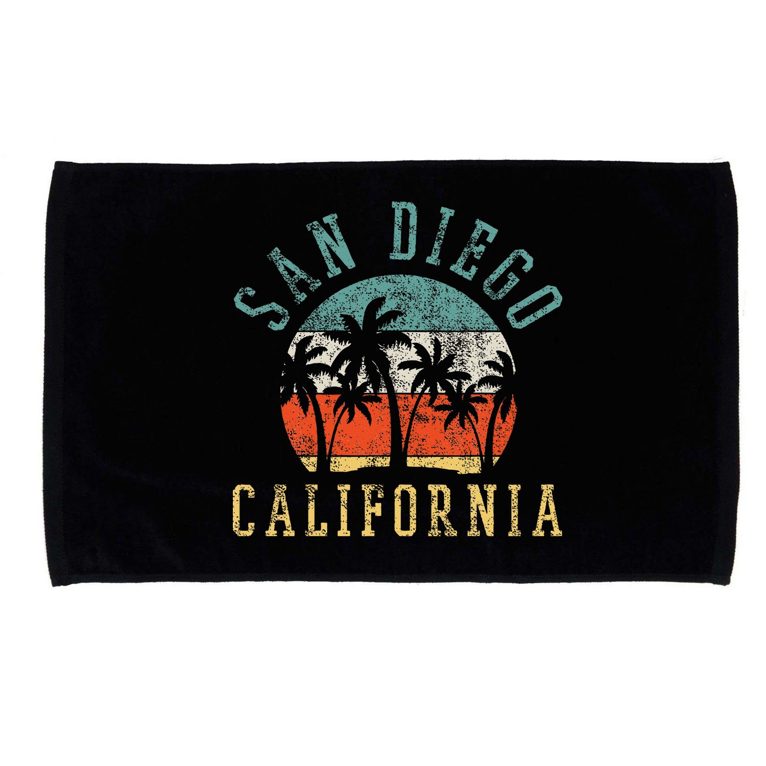 San Diego California Microfiber Hand Towel