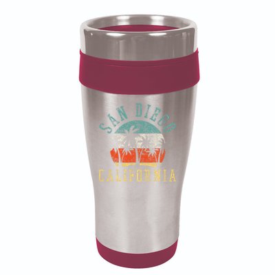 San Diego California 16oz Travel Tumbler