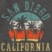 San Diego California Vector Backpack