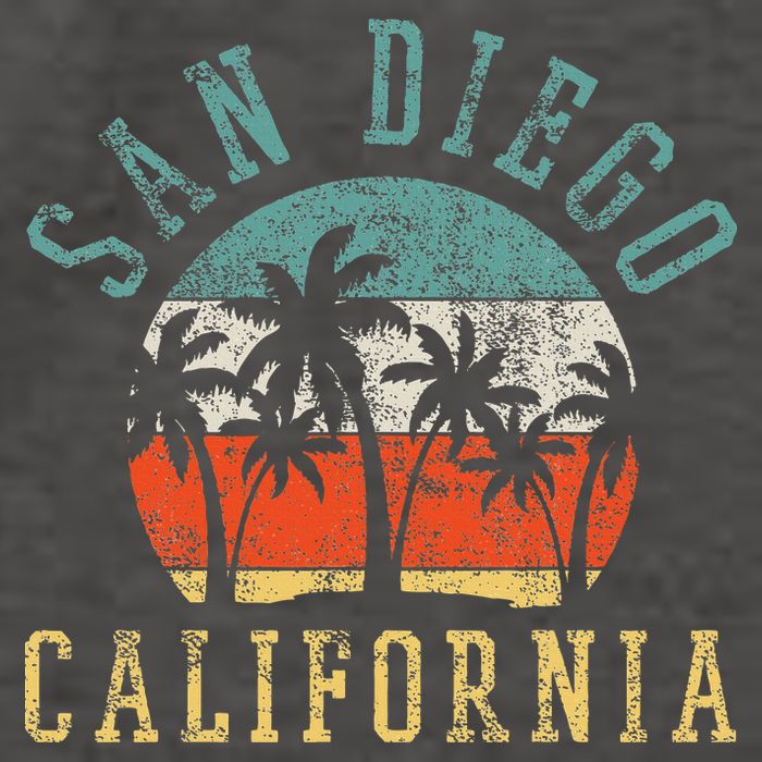 San Diego California Vector Backpack