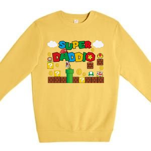 Super Daddio Cool Design Premium Crewneck Sweatshirt