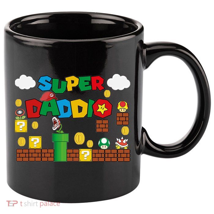 Super Daddio Cool Design 11oz C Handle Ceramic Mug