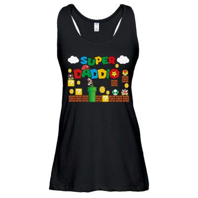 Super Daddio Cool Design Ladies Essential Flowy Tank