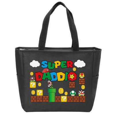 Super Daddio Cool Design Zip Tote Bag