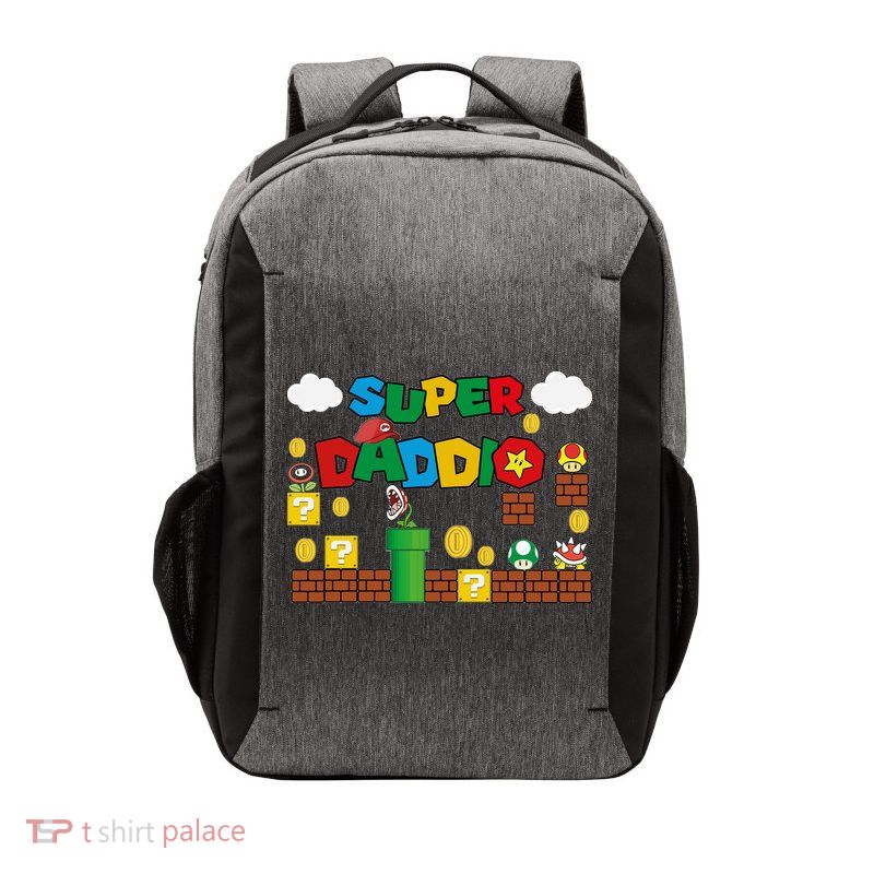Super Daddio Cool Design Vector Backpack
