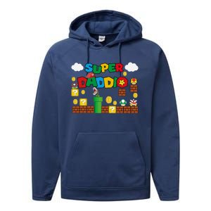 Super Daddio Cool Design Performance Fleece Hoodie