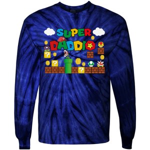 Super Daddio Cool Design Tie-Dye Long Sleeve Shirt