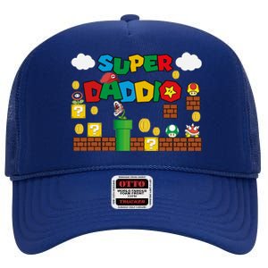 Super Daddio Cool Design High Crown Mesh Back Trucker Hat