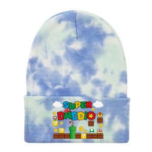 Super Daddio Cool Design Tie Dye 12in Knit Beanie