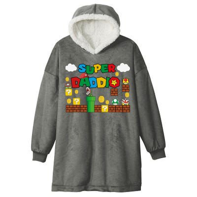 Super Daddio Cool Design Hooded Wearable Blanket