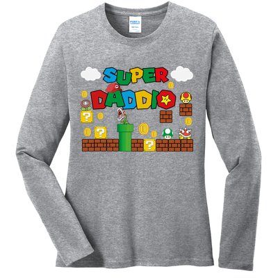 Super Daddio Cool Design Ladies Long Sleeve Shirt