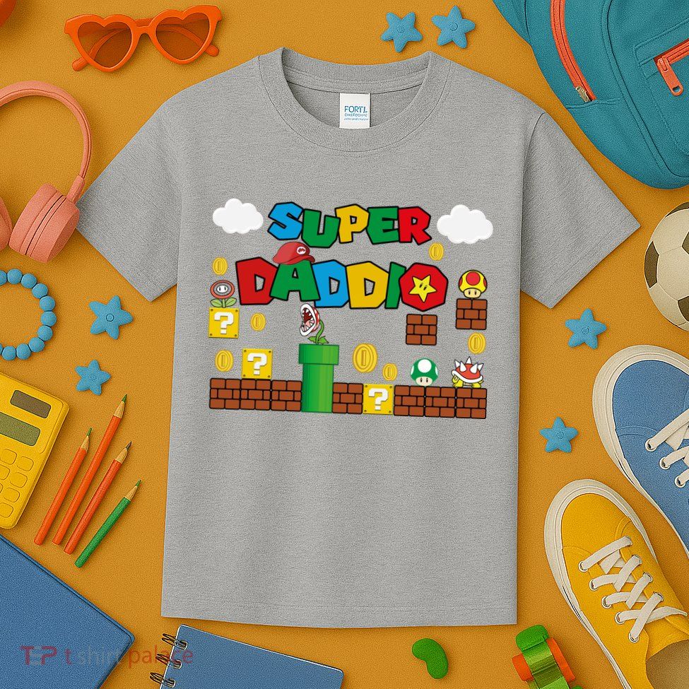 Super Daddio Cool Design Kids T-Shirt