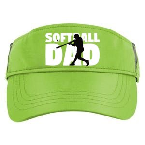 Softball Dad Cute Gift Softball Silhouette Gift Father Gift Adult Drive Performance Visor