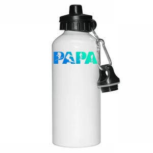 Skiing Dad Cool Gift Skiing Husband Funny Gift Gift Aluminum Water Bottle