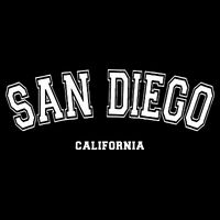 San Diego California Zip Tote Bag