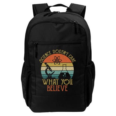Science Doesn't Care What You Believe Retro Teacher Lovers Backpack