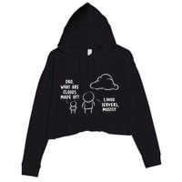 Software Developer Computer Engineer Nerd Gift Funny Programmer Gift Crop Fleece Hoodie