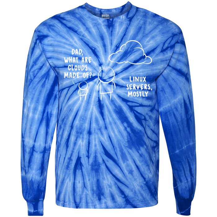 Software Developer Computer Engineer Nerd Gift Funny Programmer Gift Tie-Dye Long Sleeve Shirt