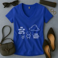 Software Developer Computer Engineer Nerd Gift Funny Programmer Gift Women's V-Neck T-Shirt