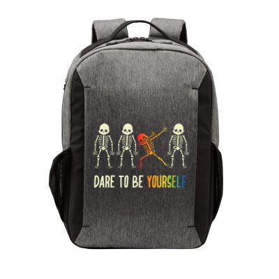 Skeleton Dabbing Cute Lgbt Pride Dare To Be Yourself Vector Backpack