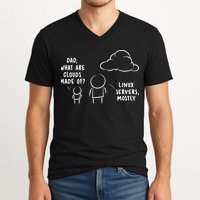 Software Developer Computer Engineer Nerd Funny Programmer Short Sleeve V-Neck T-Shirt