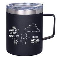 Software Developer Computer Engineer Nerd Funny Programmer Short Sleeve 12oz Stainless Steel Coffee Mug