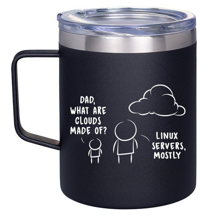 Software Developer Computer Engineer Nerd Funny Programmer Short Sleeve 12oz Stainless Steel Coffee Mug
