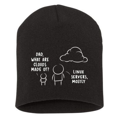 Software Developer Computer Engineer Nerd Funny Programmer Short Sleeve Short Acrylic Beanie