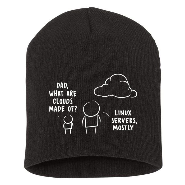 Software Developer Computer Engineer Nerd Funny Programmer Short Sleeve Short Acrylic Beanie
