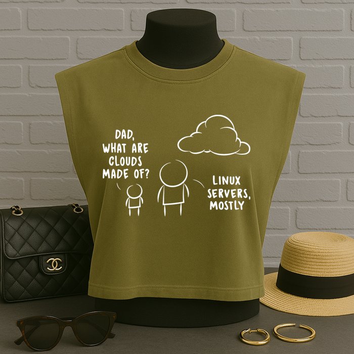 Software Developer Computer Engineer Nerd Funny Programmer Short Sleeve Garment-Dyed Women's Muscle Tee