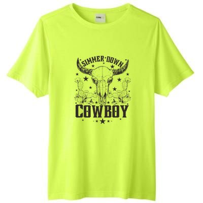 Simmer Down Cowboy Apparel Cowboy Lover Tall Fusion ChromaSoft Performance T-Shirt