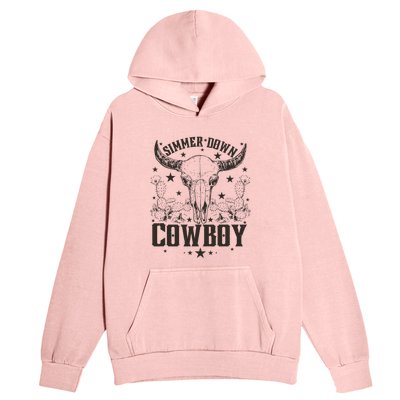 Simmer Down Cowboy Apparel Cowboy Lover Urban Pullover Hoodie