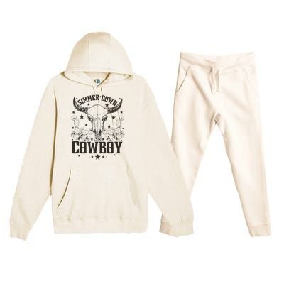 Simmer Down Cowboy Apparel Cowboy Lover Premium Hooded Sweatsuit Set